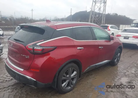 2023 Nissan Murano Platinum Intelligent Awd z USA, uszkodzony, nr VIN 5N1AZ2DS1PC138197
